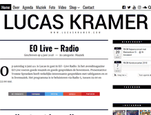 Tablet Screenshot of lucaskramer.com